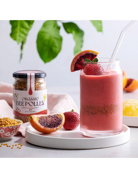 Polen de Abeja Orgánico Gourmanity 200g con Extracto de Naranja