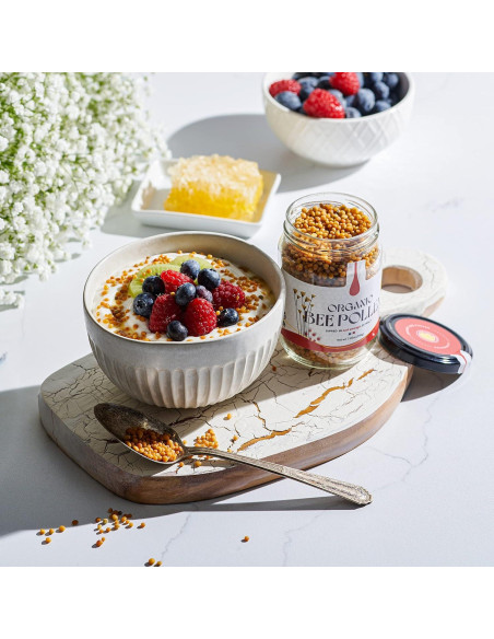 Polen de Abeja Orgánico Gourmanity 200g con Extracto de Naranja