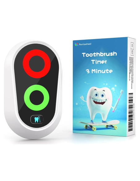 Temporizador de Cepillado Ferriswheel LED Magnético Blanco