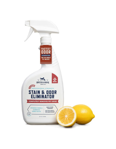 Rocco & Roxie Eliminador de Manchas y Olores 32 oz - Limón