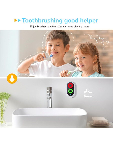 Temporizador de Cepillado Ferriswheel LED Magnético Blanco