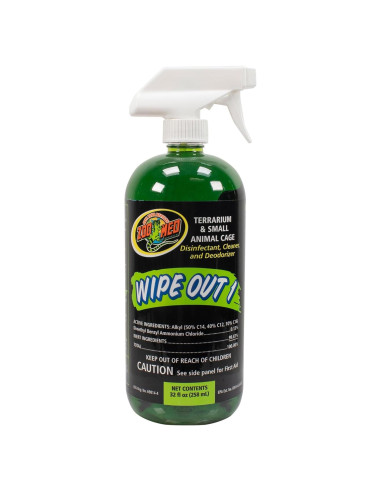 Limpiador Desinfectante Zoo Med Wipe Out 1 para Terrarios 258.55 ml