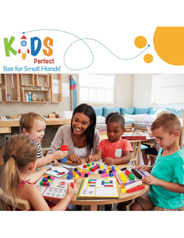 Conjunto de Cubos Matemáticos Torlam para Aprendizaje Infantil