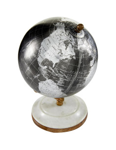 Globo Terráqueo Decorativo Deco 79 Negro 12.7 cm 2