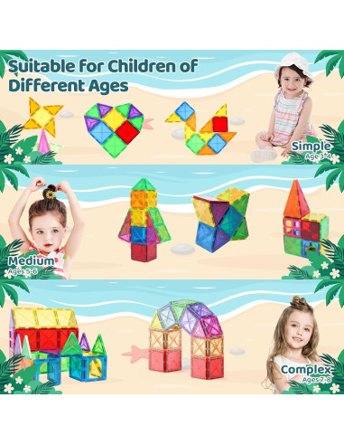 Bloques de Construcción Magnéticos Crenova Mini 20 Piezas