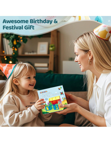 Bloques de Construcción Magnéticos Crenova Mini 20 Piezas