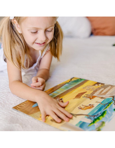 Almohadilla de Calcomanías Reutilizables Melissa & Doug - Selva y Sabana