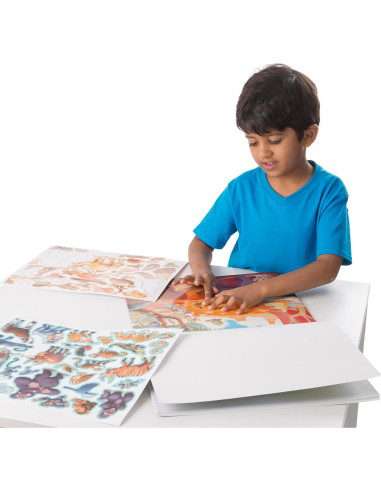Almohadilla de Calcomanías Reutilizables Melissa & Doug - Selva y Sabana