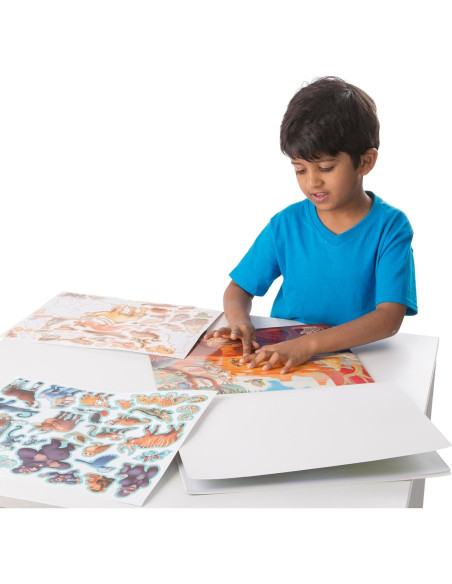 Almohadilla de Calcomanías Reutilizables Melissa & Doug - Selva y Sabana