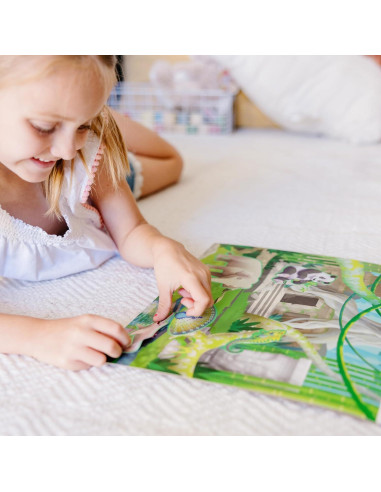 Almohadilla de Calcomanías Reutilizables Melissa & Doug - Selva y Sabana