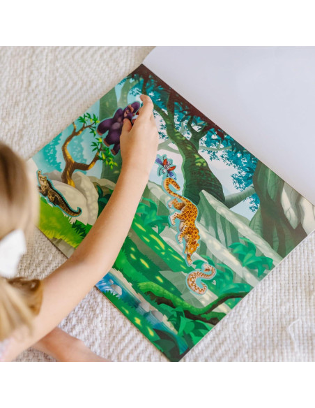 Almohadilla de Calcomanías Reutilizables Melissa & Doug - Selva y Sabana