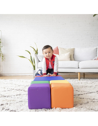 Bloques de Construcción de Espuma ECR4Kids - 7 Piezas Variadas