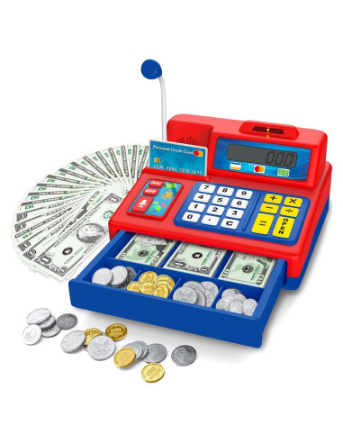 Registradora de Juguete Shantou - 73 Piezas, Matemáticas 3-12 Años