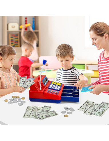 Registradora de Juguete Shantou - 73 Piezas, Matemáticas 3-12 Años