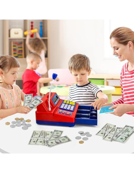 Registradora de Juguete Shantou - 73 Piezas, Matemáticas 3-12 Años