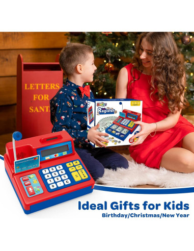 Registradora de Juguete Shantou - 73 Piezas, Matemáticas 3-12 Años