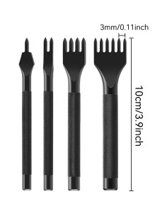 Juego de herramientas de perforación de cuero Ldirect 3mm 2