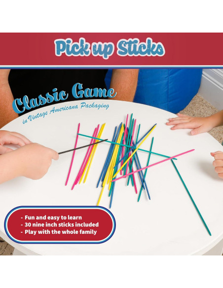 Juego de Palitos de Recoger Way Back - 30 Palitos Coloridos
