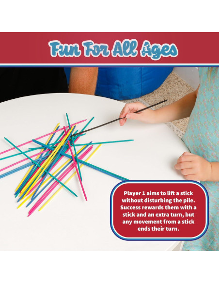 Juego de Palitos de Recoger Way Back - 30 Palitos Coloridos