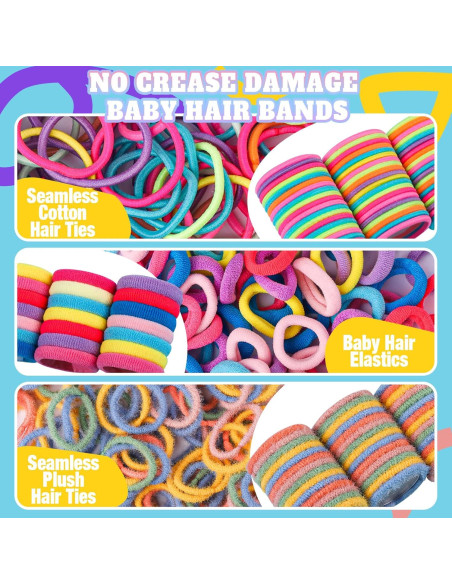 Juego de Accesorios para el Cabello Teenitor - 1250 Bandas y Pinzas