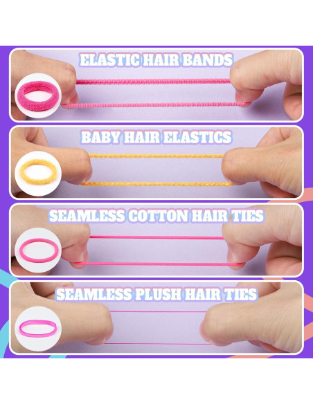 Juego de Accesorios para el Cabello Teenitor - 1250 Bandas y Pinzas