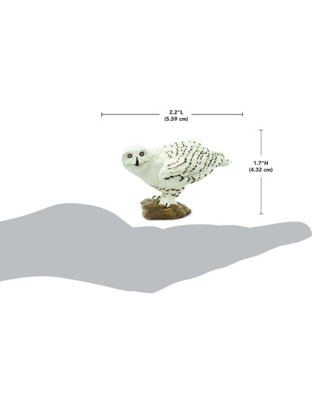 Figura de Búho Nival Safari Ltd. - Juguete Educativo 6.35 cm