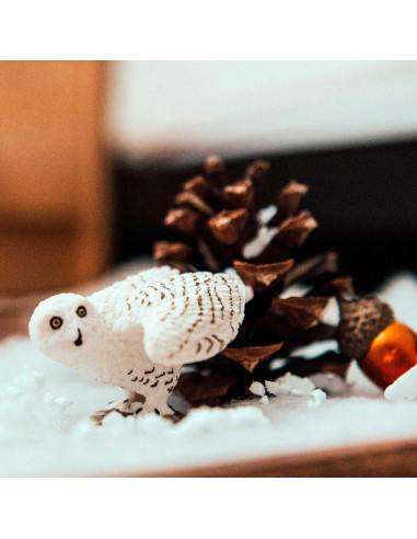 Figura de Búho Nival Safari Ltd. - Juguete Educativo 6.35 cm