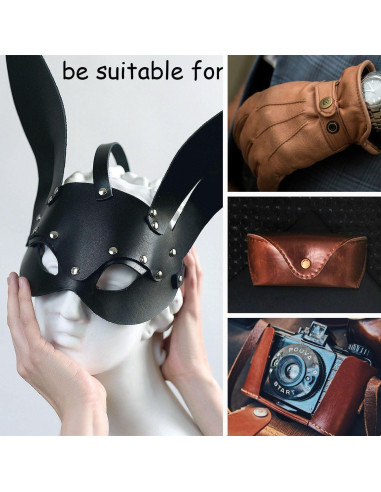 Conjunto de 2 Punzones de Cuero Triwenve con Mango de Madera