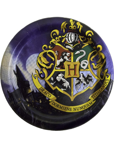 Suministros de Fiesta Harry Potter - Decoración Cumpleaños 16 Platos 16 Servilletas