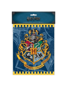 Bolsas de Regalo Harry Potter 8 Unidades con Escudo Hogwarts