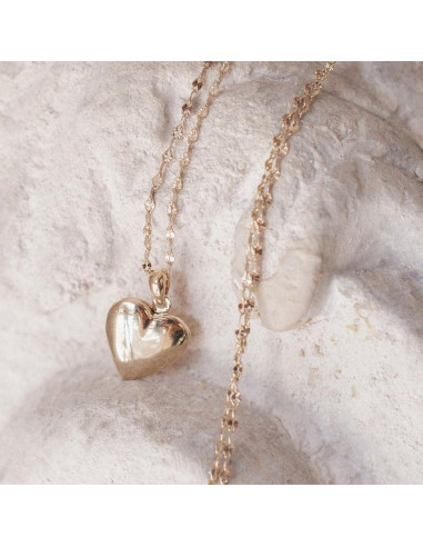 Collar Locket Corazón HONEYCAT Oro 18k Ajustable 45-53cm