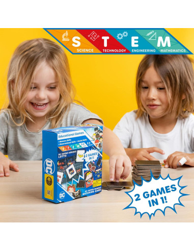 Juego de Cartas de Emparejamiento DC Comics para Niños 3-6 Años