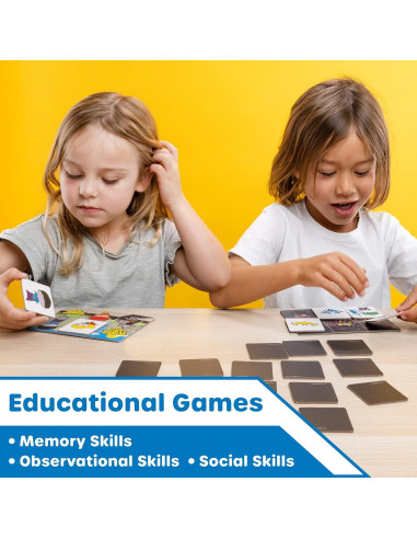 Juego de Cartas de Emparejamiento DC Comics para Niños 3-6 Años