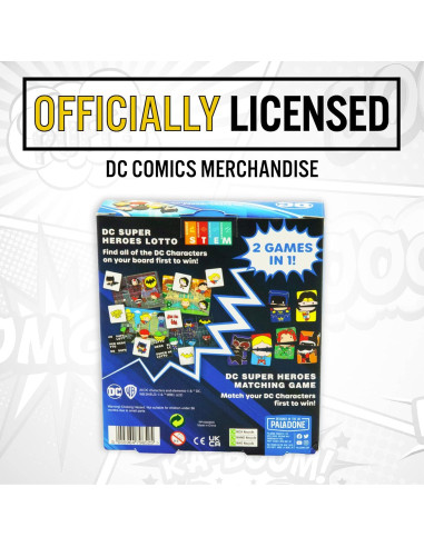 Juego de Cartas de Emparejamiento DC Comics para Niños 3-6 Años