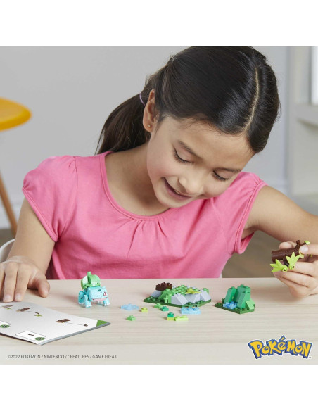 Set de Juguetes de Construcción MEGA Pokémon Bulbasaur 82 Piezas