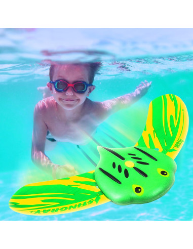 Juguetes de piscina Aqua LEISURE Mini Manta Raya - Paquete de 2