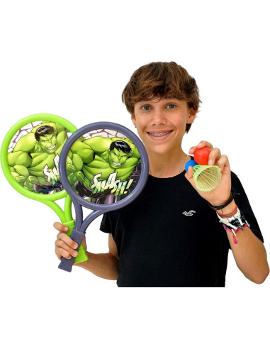Juego de Pelotas de Raqueta Marvel Pantera Negra - 2 Raquetas