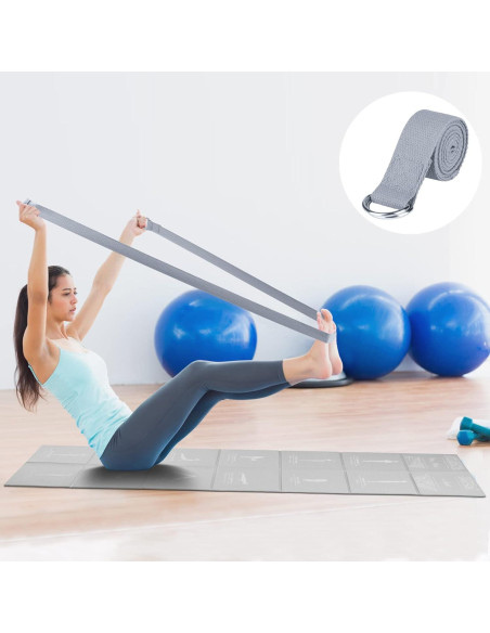 Esterilla de Yoga Plegable RUILIXIN Antideslizante 172.7x61cm