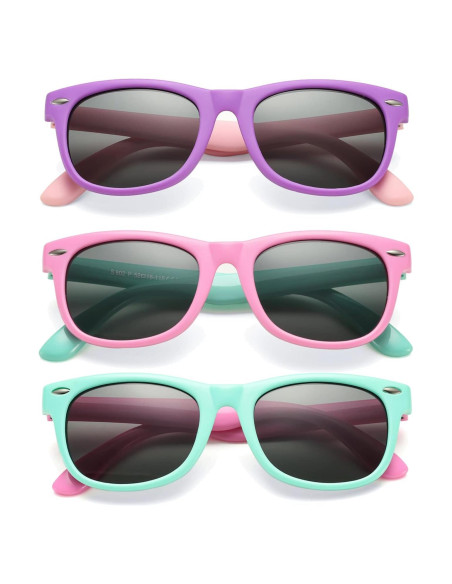 Gafas de sol polarizadas COASION para niños 3-9 años UV400 Gafas de sol polarizadas COASION para niños 3-9 años UV400