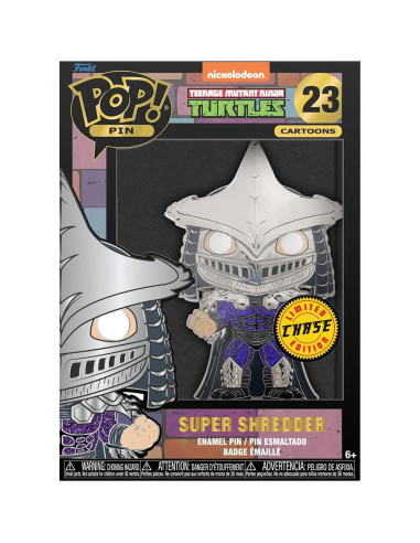 Pin de esmalte Funko Pop Super Shredder - Brilla en la oscuridad