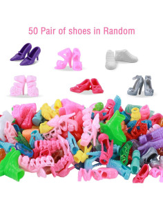 80 Accesorios para Muñecas Carreuty - Zapatos, Diademas y Más 2