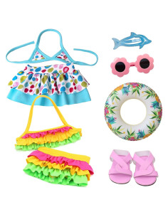Juegos de Natación para Muñeca 18" E-TING con Bikini y Accesorios