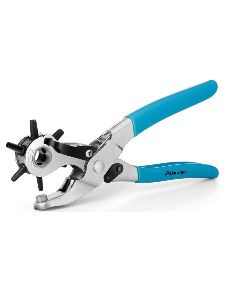 Perforadora Giratoria DURATECH 20 cm para Cuero 6 Tamaños