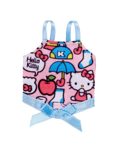 Top de Moda Barbie Hello Kitty Rosa con Lazo Azul - FLP42