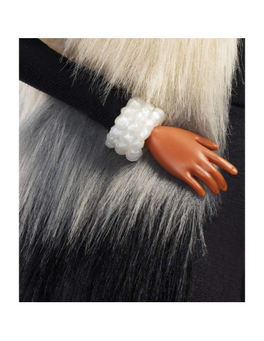 Muñeca Barbie Iris Apfel Coleccionista con Chaleco Multicolor