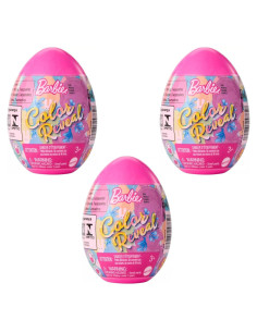 Huevo de Revelación de Color Barbie HJX67 - Paquete de 3 Sorpresas