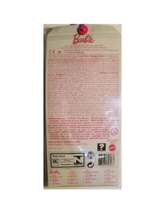 Vestido de lunares rosa y negro Barbie con zapatos y bolso 2