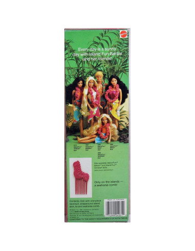 Muñeca Barbie Vintage Coleccionable Mattel 1987 Isla