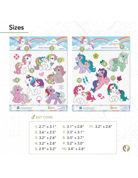 Calcomanías My Little Pony Desert Cactus - 22 Vinilo Premium