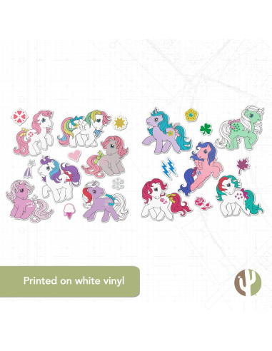 Calcomanías My Little Pony Desert Cactus - 22 Vinilo Premium